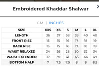SAPPHIRE Pret Embroidered Khaddar Shalwar SKU: 0SCPEDY23V71
