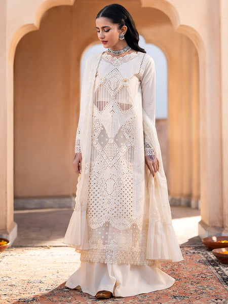 DILBARO Unstitched Embroidered Lawn’24 by BINILYAS | 401-A