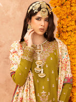 BINILYAS | Laal Winter 1514-A | 3 PC LUXURY UNSTITCHED